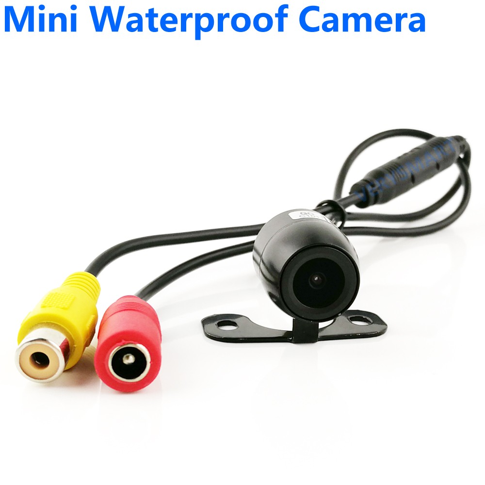 12V Mini Analog CCTV Camera Front/Rear View Camera Security Mirror Image Waterproof Car Security Cameras