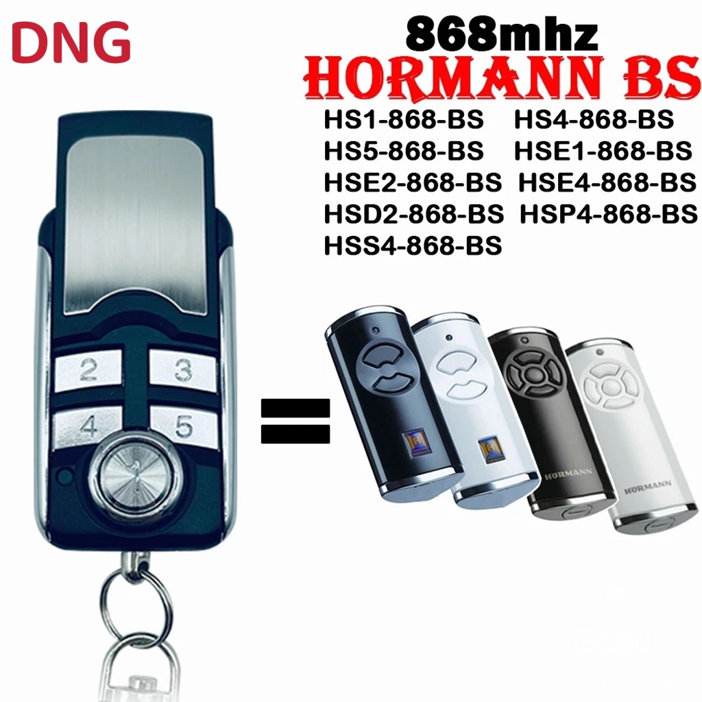 5pcs Newest hörmann HSE2 HSE4 HS5 868 BS remote control hörmann HS 1 2 4 5 BS 868.3MHz garage gate remote control