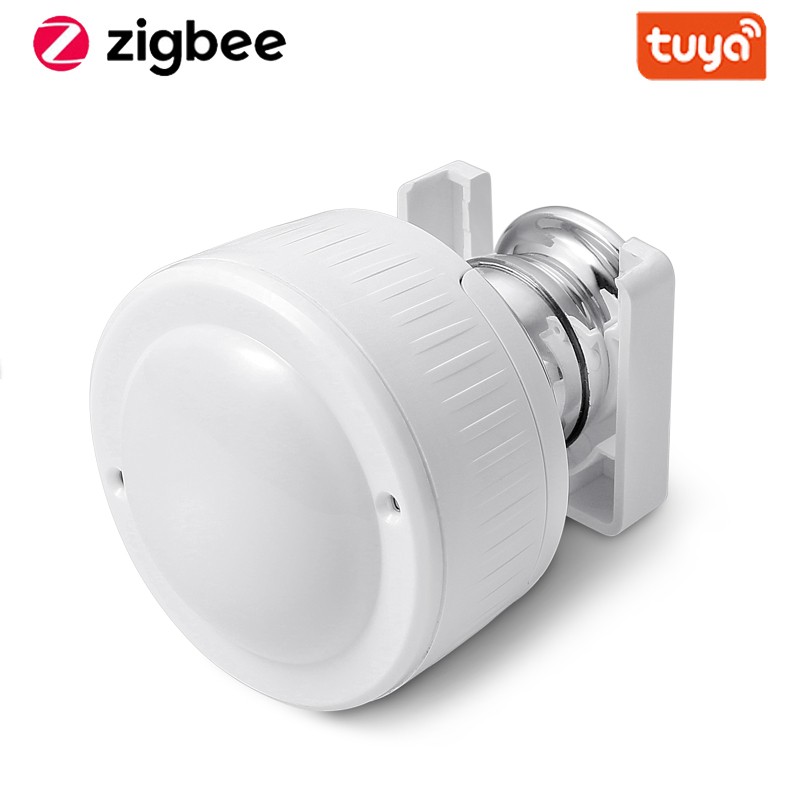 2022 Tuya ZigBee Multi Sensor 4 in 1 Smart PIR Motion Humidity Light Temperature Sensor USB Charge or Battery Operated