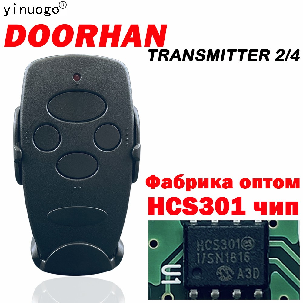 For Duran Transmitter 2 4 Pro Rotation Garage Remote 433MHz Duplicator Remote Control Garage Door Opener Key Fob 433.92MHz