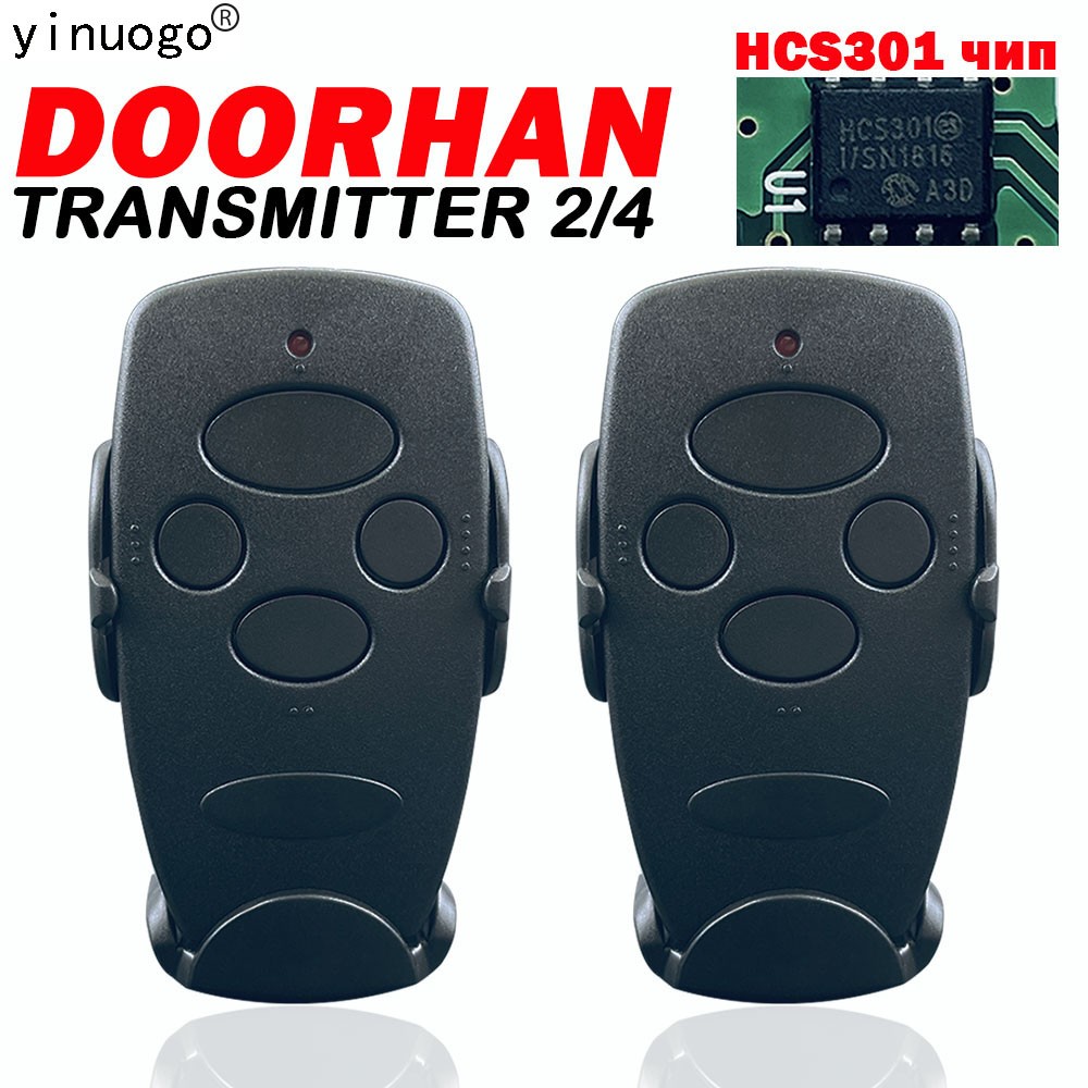 2 4 Pro Remote Control Rotation Transmitter Garage Driving Door Opener Replacement Electric Door Remote Control 433.92MHz