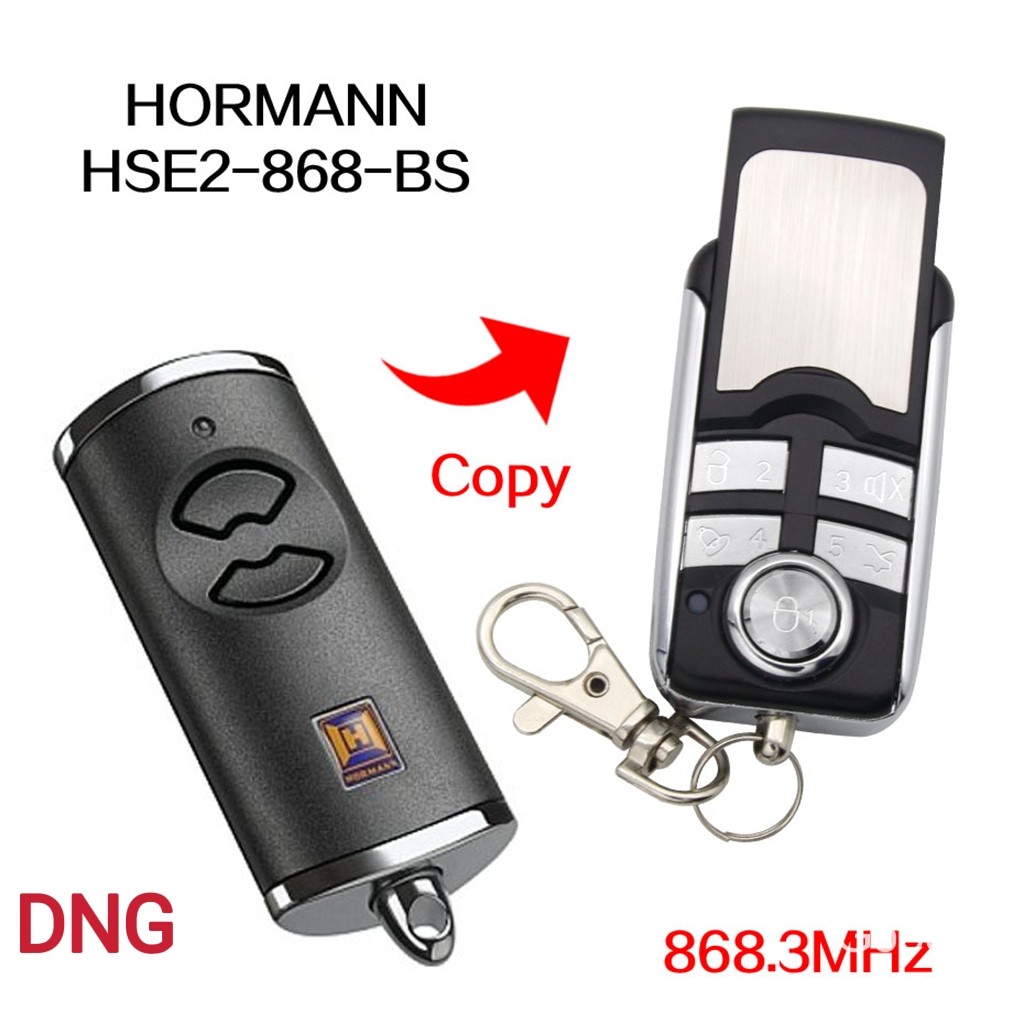 5pcs Hormann HSE HS HSS HSD HSP 1 2 4 5 BS 868MHz 868 BS Remote Control Compatible Gate Garage Door Hormann 868MHz Remote