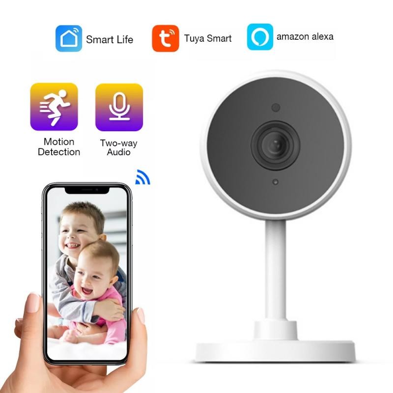 Tuya Smart WiFi IP Camera HD 1080P Indoor Camera WiFi Surveillance Night Vision Smart APP Control Home Security Wireless Camera