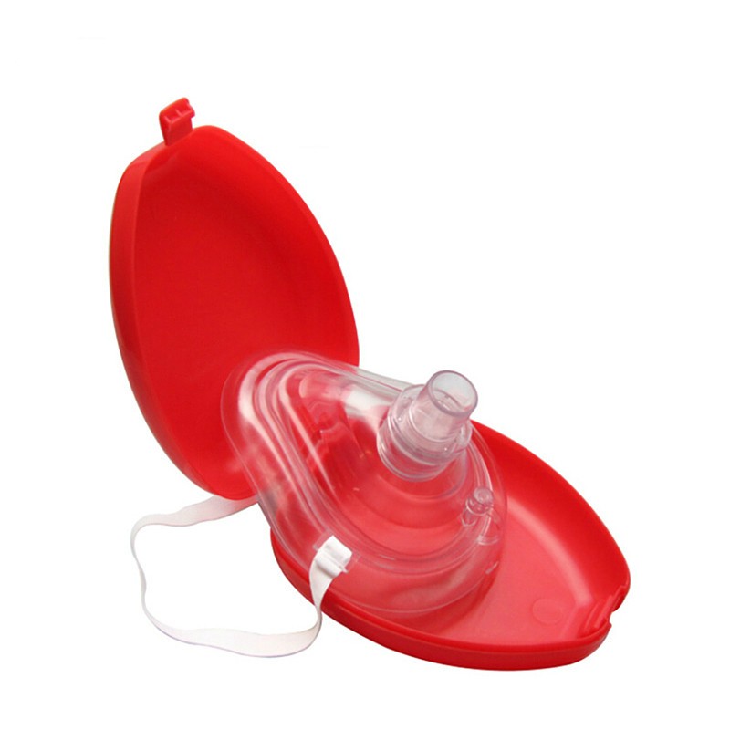 CPR Resuscitation Rescue First Aid Emergency Masks CPR Mouth Respirator Mask One-Way Respirator Valve Tools