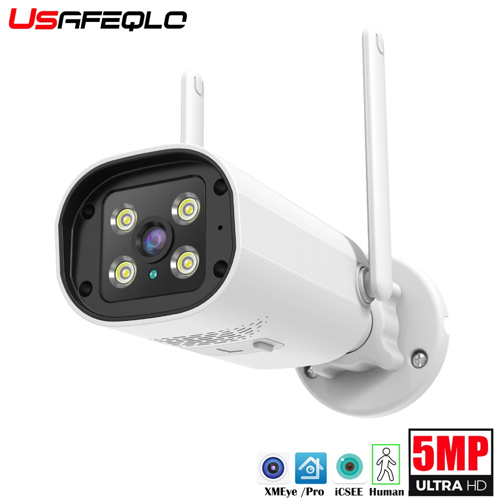 Wifi IP Camera Security Outdoor Video Surveillance Camera Wifi CCTV Wireless Audio Outdoor Indoor Camera Woterproof HD 3MP 5MP