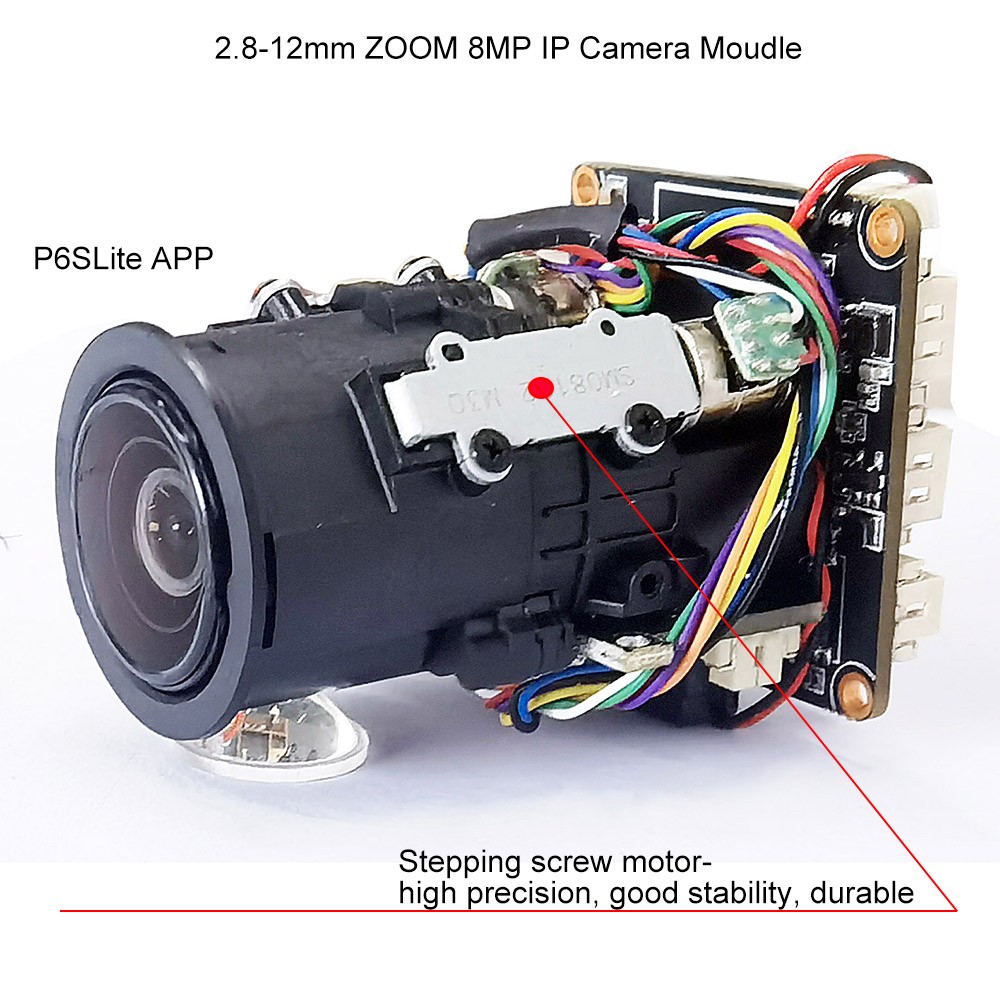 4K 8MP 3840*2160 4x optical zoom Human Recognition Mstar 8856V200 IP Camera Alarm out auido IN out Hikvision Protocol