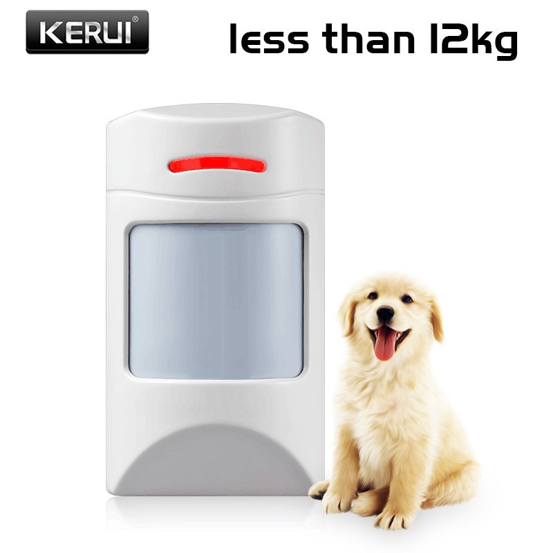 KERUI Wireless Pet Pet Immune Pet Motion IR PIR Sensor Less Than 12km 433MHz Pet Detector For Alarm System