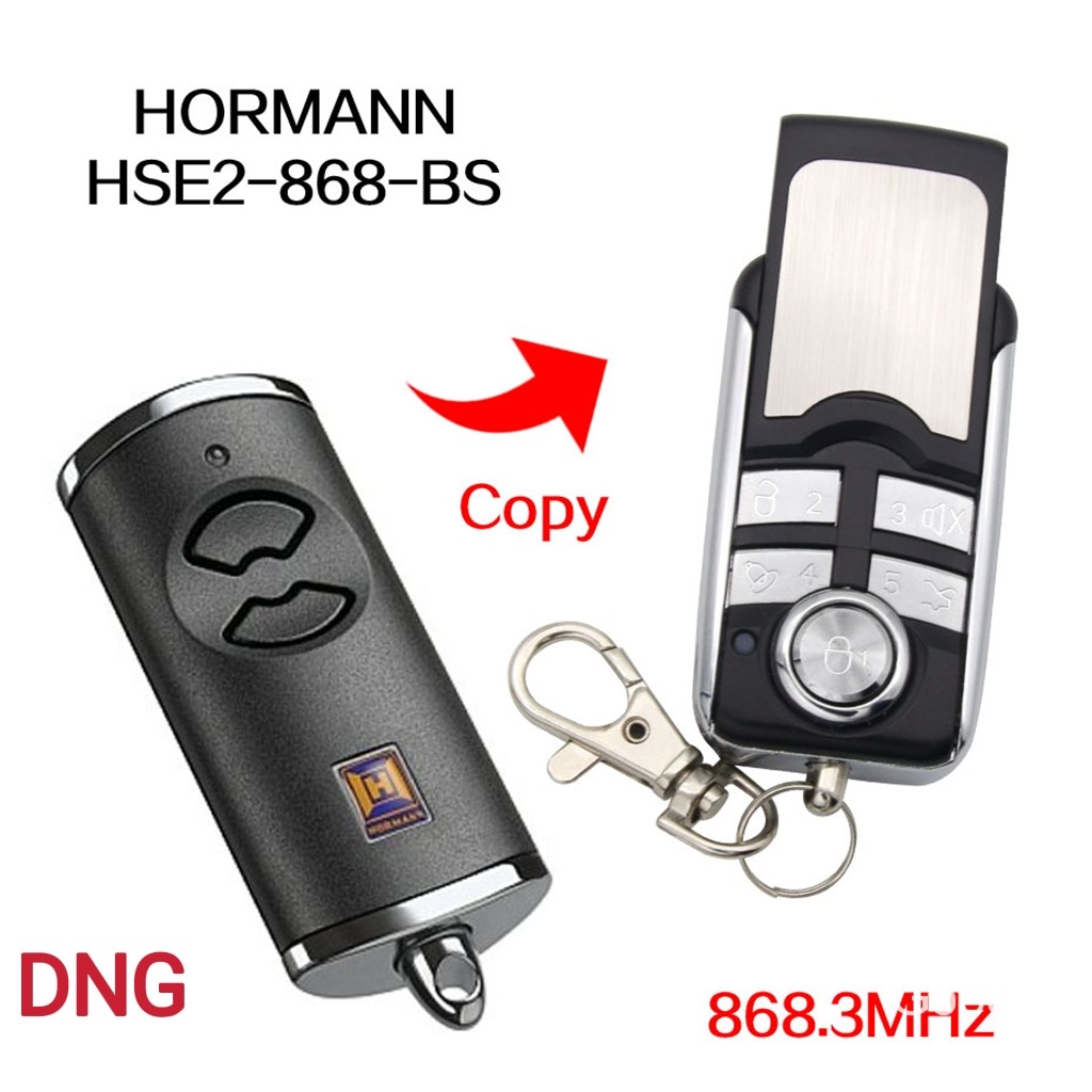 1pc For Hormann HSE HS HSS HSD HSP 1 2 4 5 BS 868MHz 868 BS Remote Control Compatible Gate Garage Door Hormann 868MHz Remote