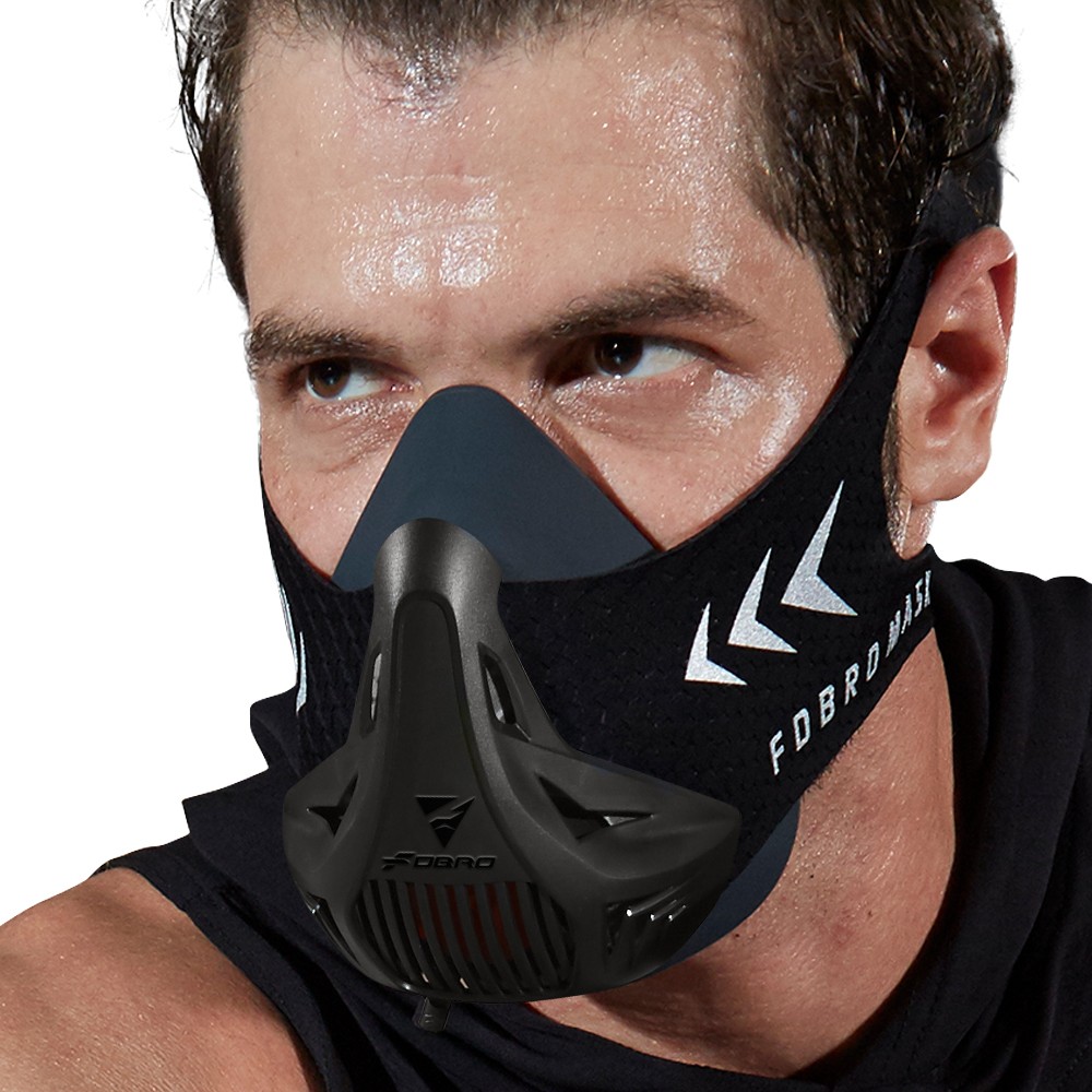 FDBRO Sports Mask Training Jogging Mask Pro Fitness Gym Workout Cycling Lifting Height Elevation Training Conditioning Sport Mask