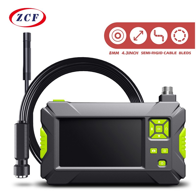 P30 Endoscope Camera 4.3" Screen Single and Dual Lens HD1080P Waterproof Industrial Inspection Borescope 8mm5.5mm3.9mm LED 2600mAh