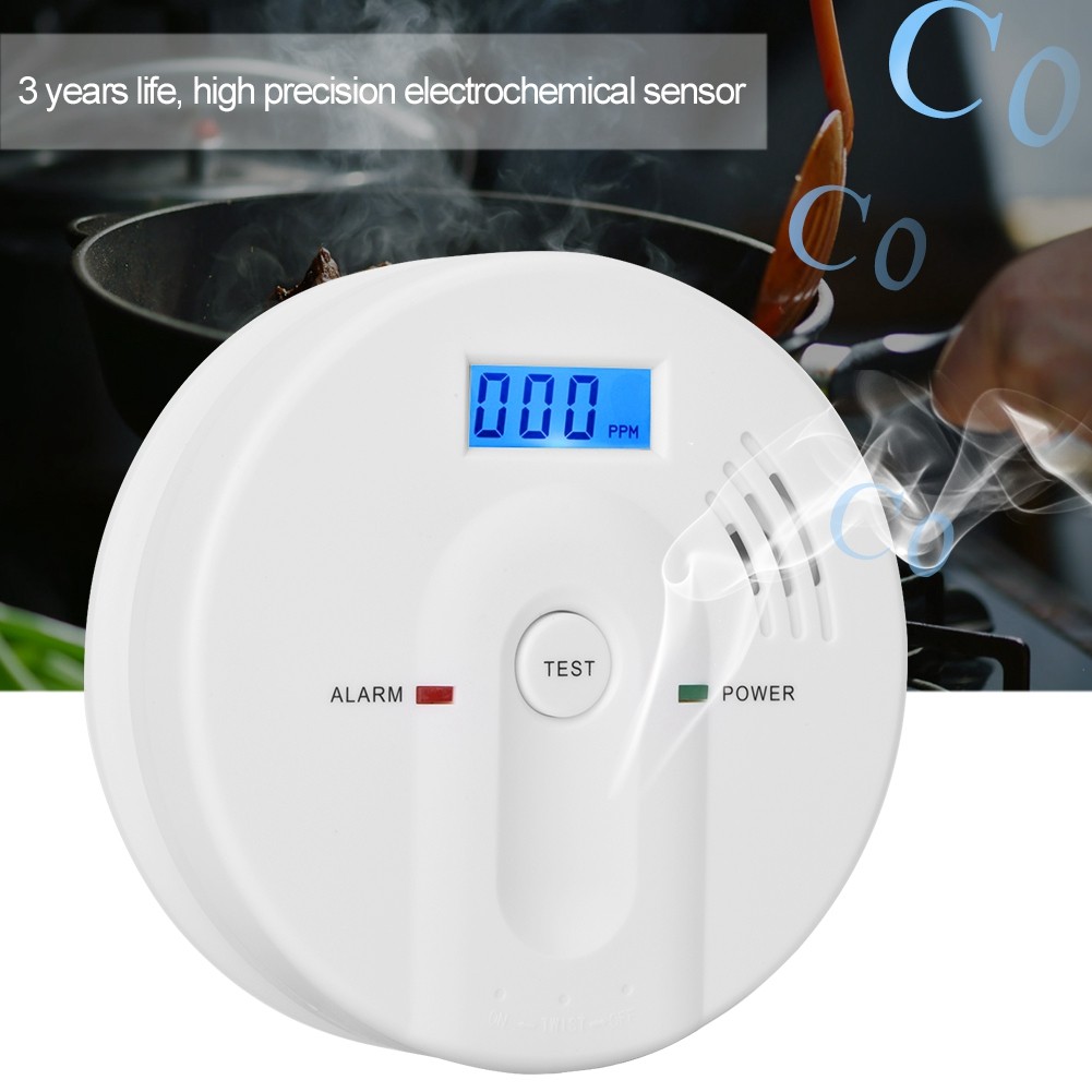 Brand New LCD Display Digital Carbon Monoxide Gas Poisoning Sensor Alarm Warning Detector JKD-603