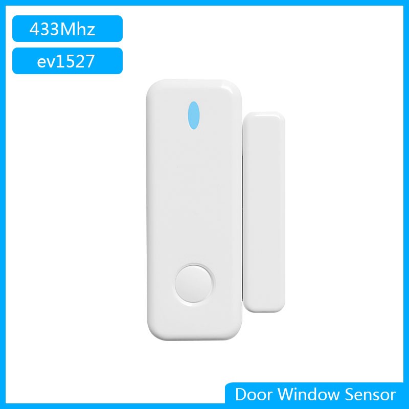 Door Window Sensor EV1527 Coding Mode RF 433mhz Wireless Door Lock Switch Home Accessories Burglar Security Alarm System