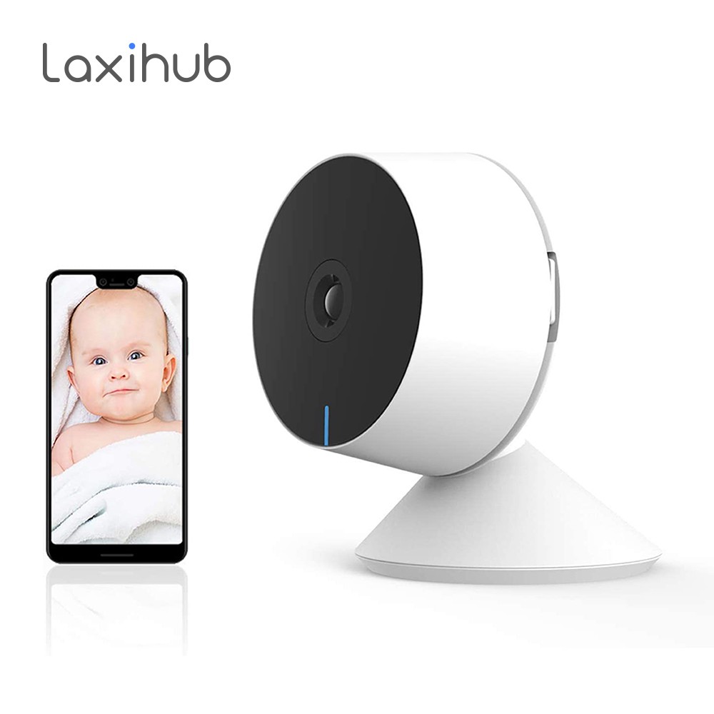 Laxihub Mini IP Camera Wifi Webcam Baby Monitor With Motion Detection Night Vision Smart Home Monitoring Camera