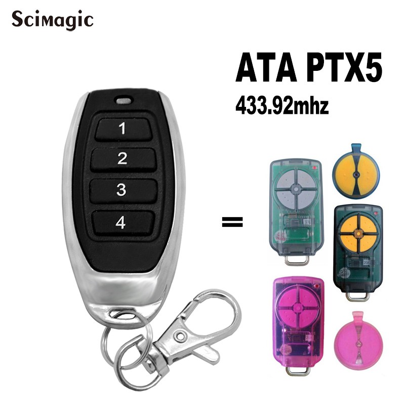 ATA PTX5 PTX-5 v1 TrioCode/Tricode GDO Gateway/Garage Door Compatible Remote Control