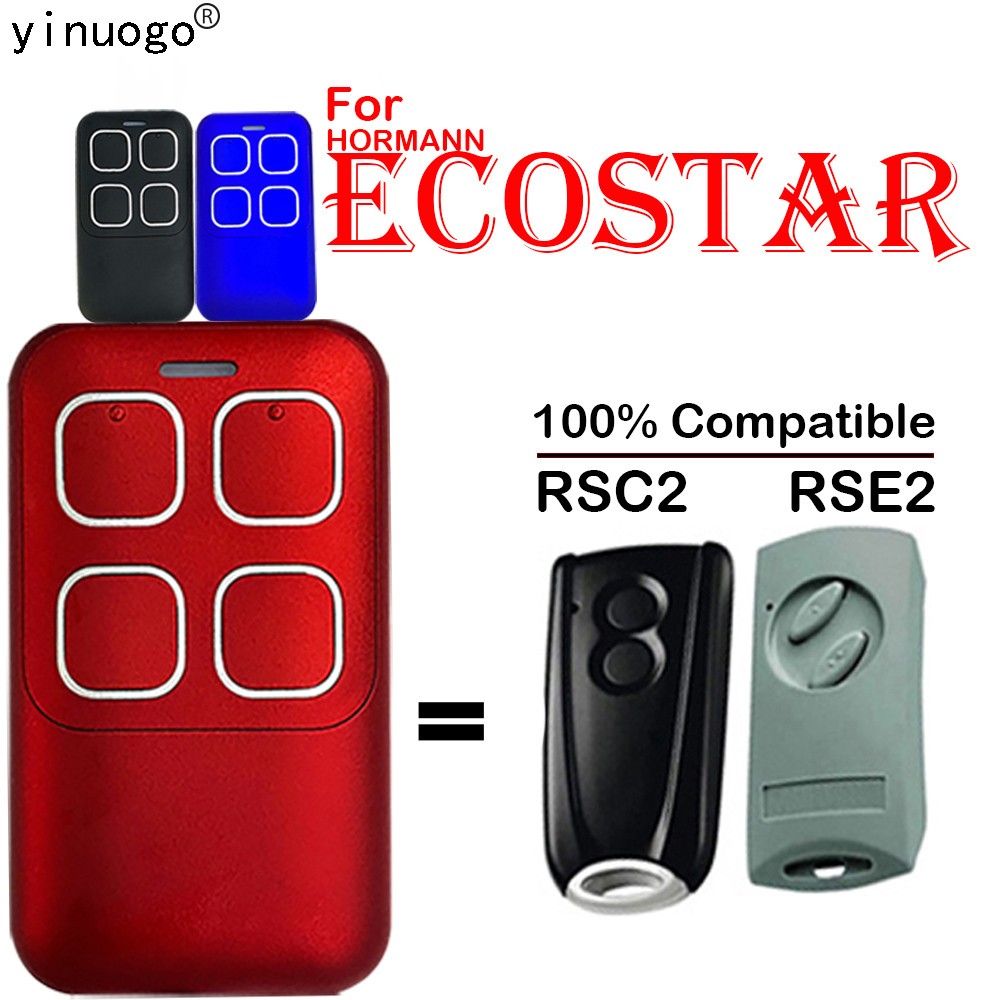 ECOSTAR Remote Control Garage Door Replacement ECOSTAR RSC2 RSE2 433mhz Gate Opener Wireless Transmitter Key