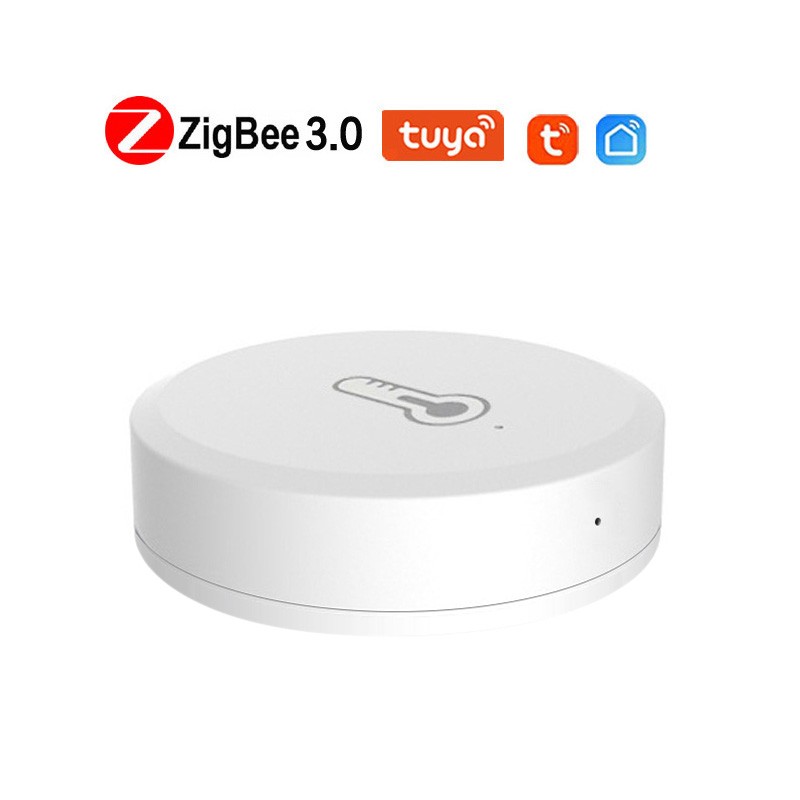 Tuya Smart ZigBee 3.0 Temperature and Humidity Sensor Battery Powered with Tuya Smart Life Alexa App