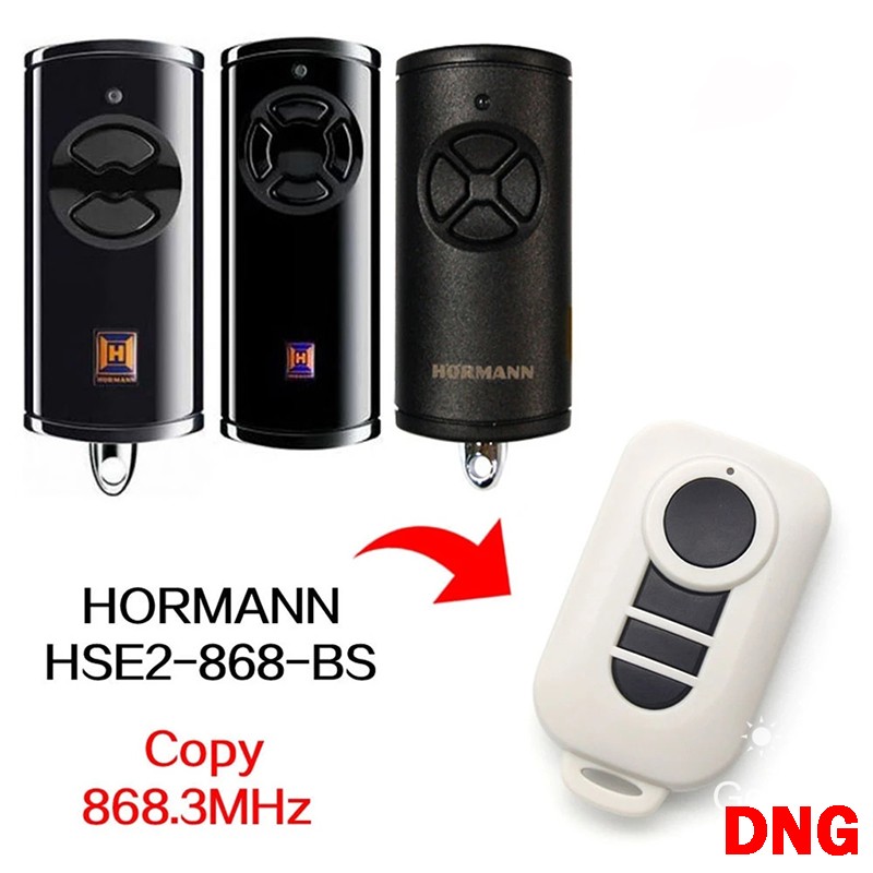 1pc hörmann HS HSS HSE HSD HSP 1 2 4 5 868 BS remote control hörmann HSE2 HSE4 HS1 HS4 HS5 HSS4 HSP4 HSD2 868MHz garage gate