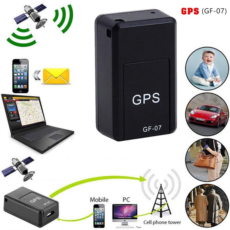 GF07 Magnetic Vehicle Tracker Small GPS Real Time Tracking Locator Device Magnetic Portable GPS Real Time Vehicle Locator