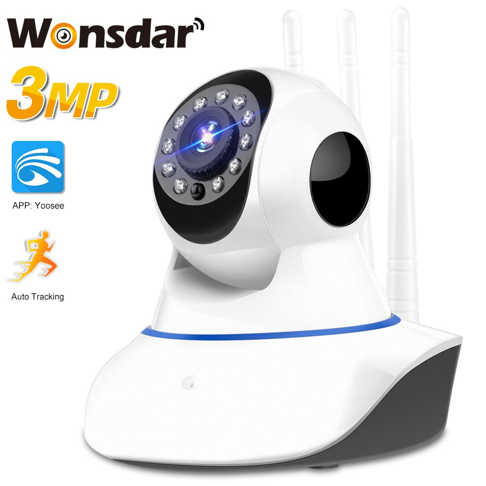 2022 3MP WiFi IP Camera Indoor 1080P HD Wireless Security Camera Auto Tracking PTZ Camera Home Surveillance Wireless Baby