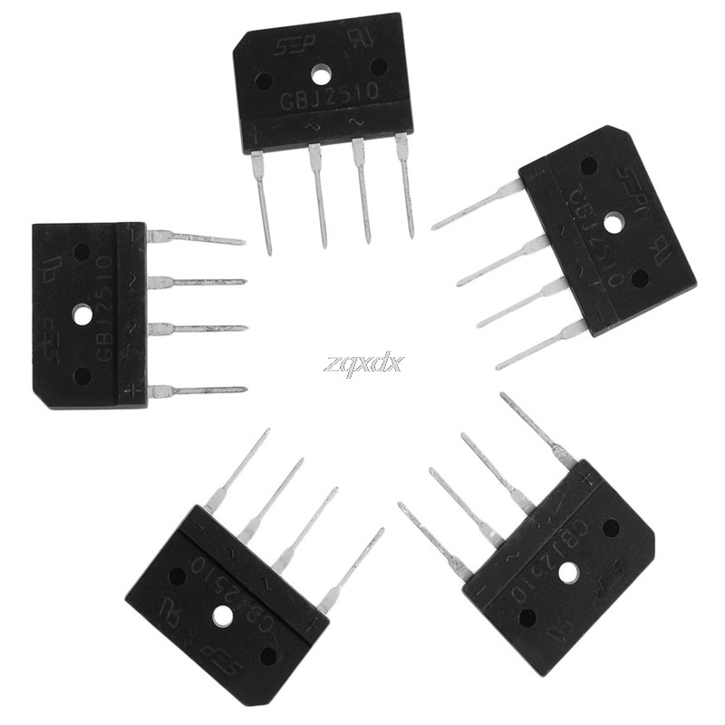 5pcs GBJ2510 2510 25A 1000V Single Phases Diode Bridge Rectifiers Sept Whosale and dropship