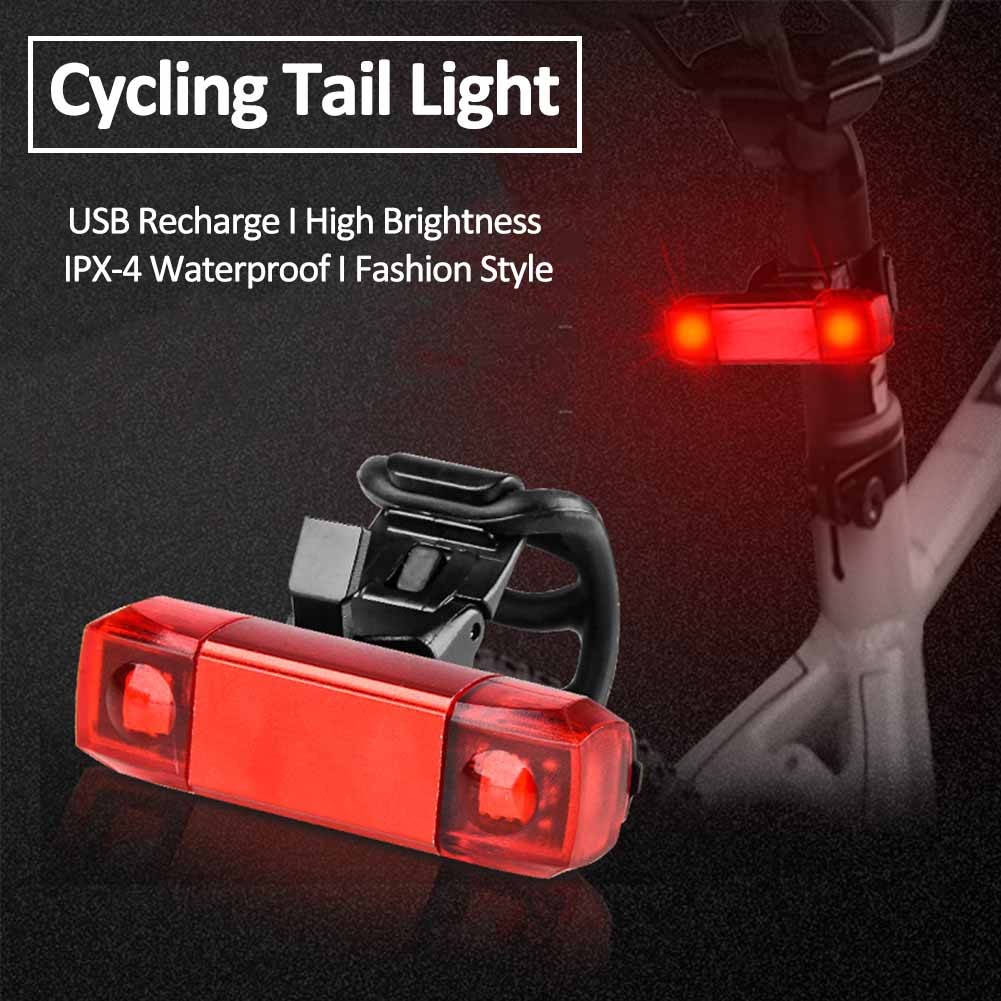 USB Bicycle Tail Light Rechargeable MTB Safety Warning Bicycle Taillight COB LED Mountain Bike Taillight Bicycle Taillight