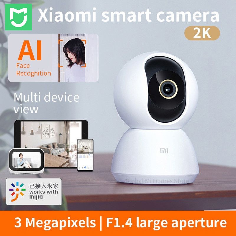 Xiaomi Mijia 2K Smart Camera Night Version 1296P HD 360 Angle Mi Home Security Indoor Camera WiFi Indoor WiFi Security Camera