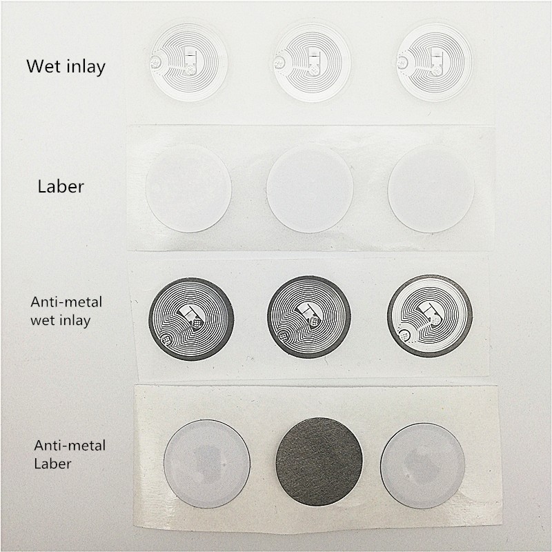 10pcs Anti-Metal Laber NFC Tag Strip Rewrite 0 Block 0 Access Card Copy 13.56MHz UID Changeable S50 1K NFC Card Sticker