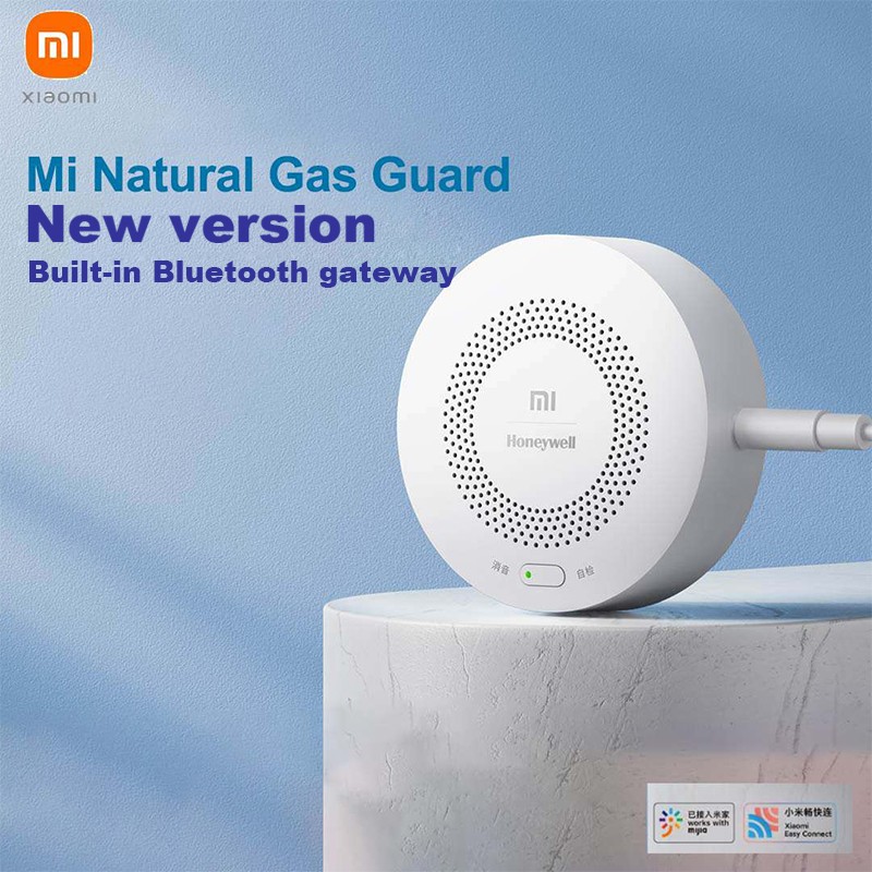 New 2022 Xiaomi Mijia WiFi Natural Gas Sensor Detector Built Bluetooth Smart Home Combustion Gate Leak Gas Alarm