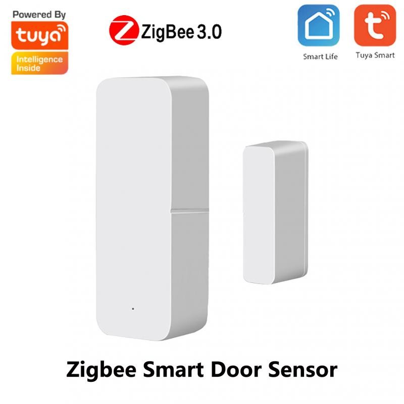 Tuya Smart Zigbee Window Door Sensor Open/Closed Detection Compatible with Alexa Google Home IFTTT Tuya/SmartLife APP