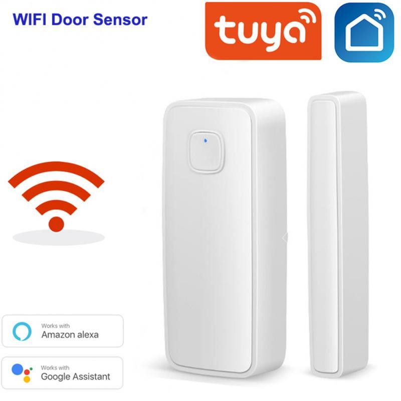 Aubess Tuya WiFi Door Sensor, Smart Open/Close Door Detectors, WiFi Window Sensor with Alexa, Google Home