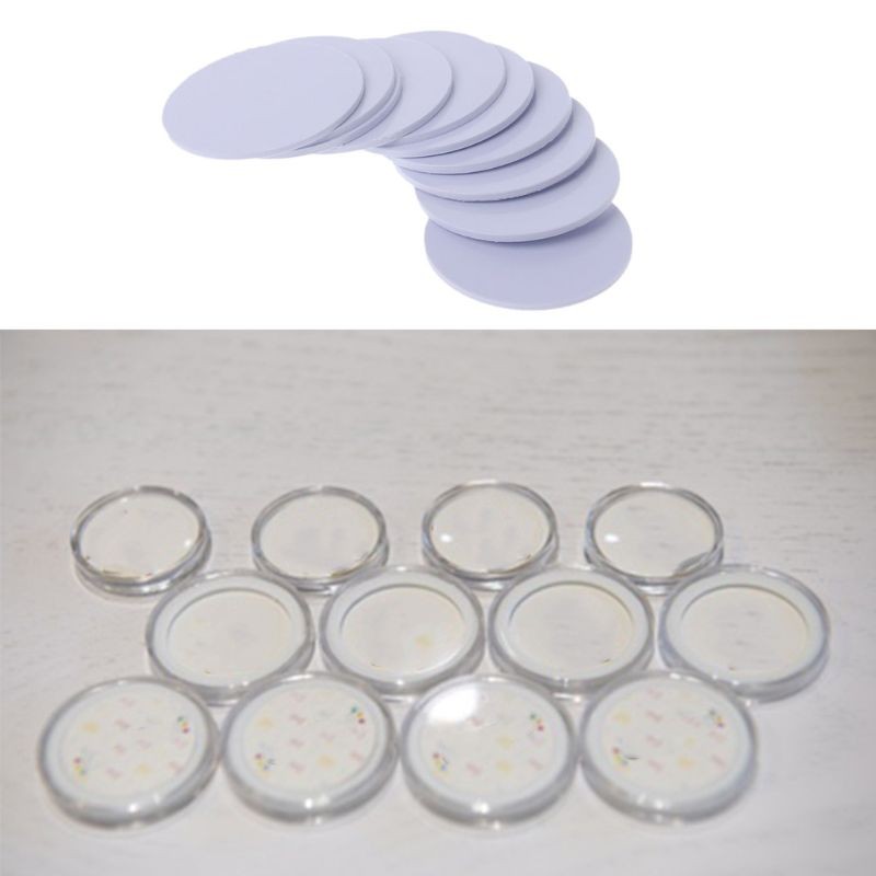 10pcs Ntag215 NFC Tags Phone Sticker Available Adhesive Labels RFID Tag 25mm