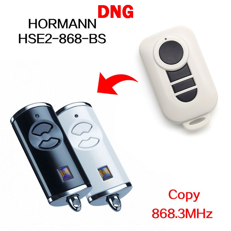 1 قطعة hörmann HS HSS HSE HSD HSP 1 2 4 5 868 BS التحكم عن بعد HSE2 HSE4 HS1 HS4 HS5 HSS4 HSP4 HSD2 بوابة كراج عن بعد 868MHz