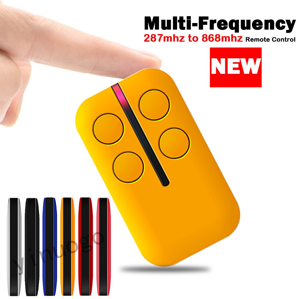 280mhz-868mhz Multi Frequency Garage Door Remote Control Duplicator Copy Clone Remote Garage Door Opener Variable Code Command