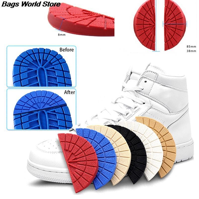 1 Pair Anti-slip Self-adhesive Shoe Sticker Shoe Pads Wear-resistant Sole Protector for Sports Shoes Outsole Rubber Soles Stickers