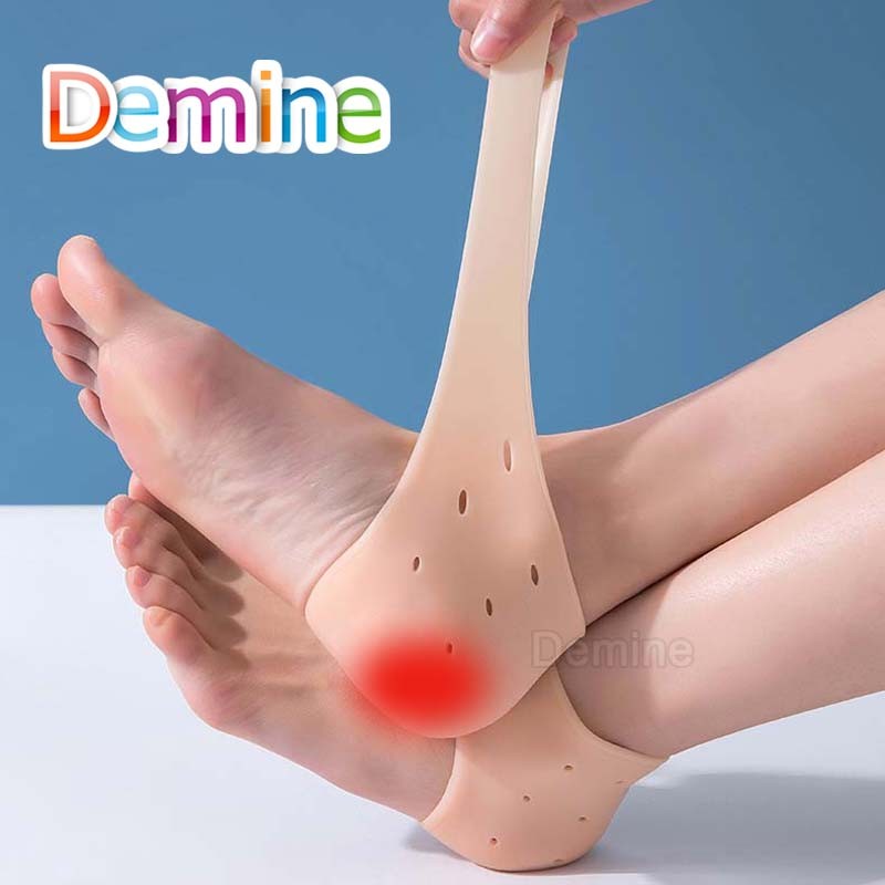 Silicone Heel Socks Moisturizing Gel Heel Sock Cracked Foot Skin Care Protectors Anti-cracking Insole Pads Inserts