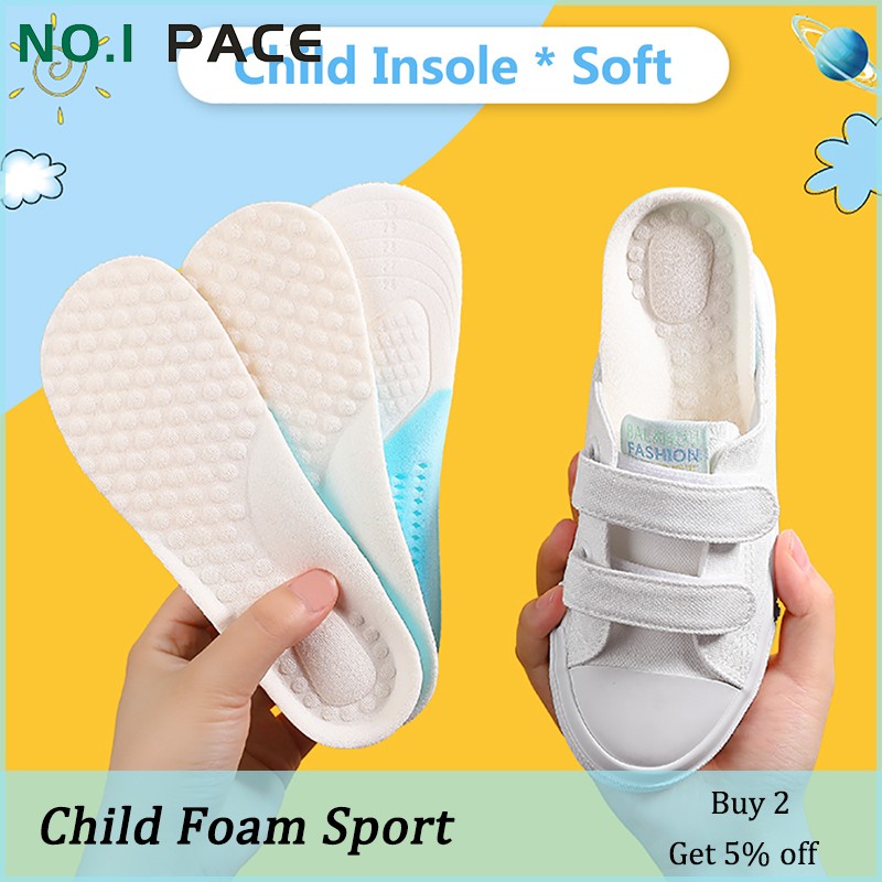 NOIPACE Children Sports Foam Insoles Orthotic Arch Support Shoes Comfortable Cushion Performance Heel Cushion Plantar Fasciitis Sole