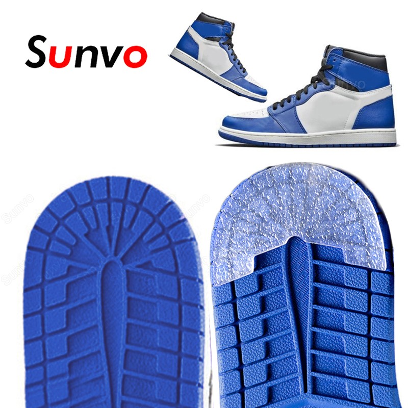 Sunvo Heel Sole Protector For Shoes Women Men Anti-slip Wear-resistant Rubber Soles For Shoes Repair Outsoles Replacement Pad