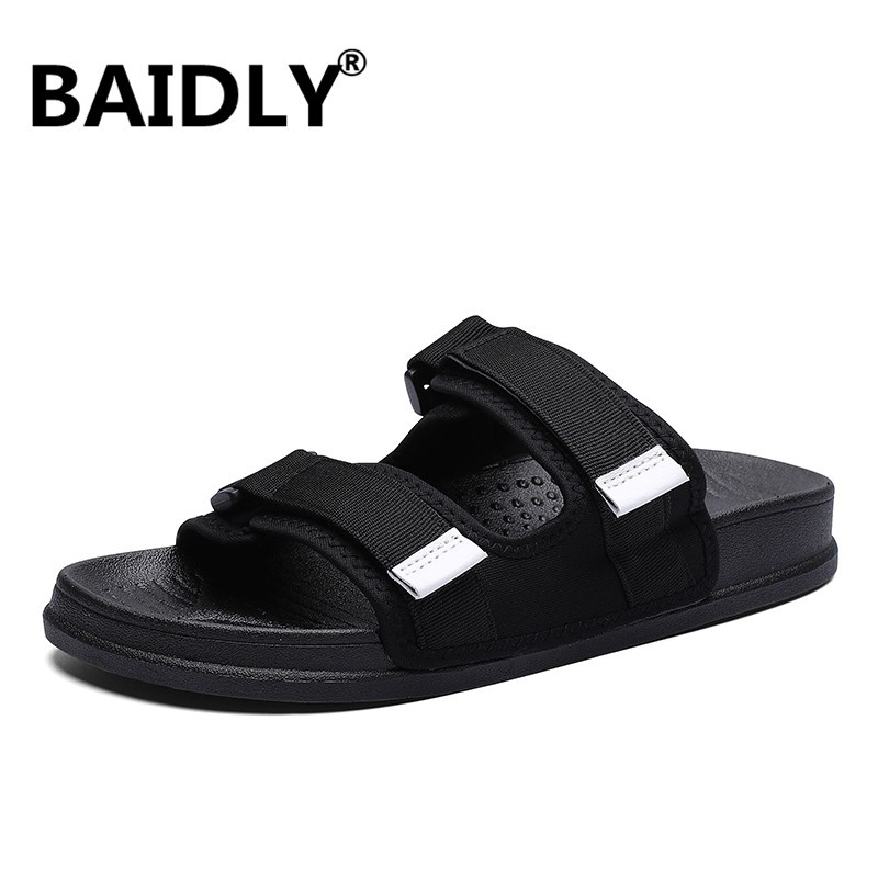 Summer Shoes Men Sandals Beach Slippers Men Breathable Mesh Casual Shoes Men Slippers Sandalias Zapatos Hombre