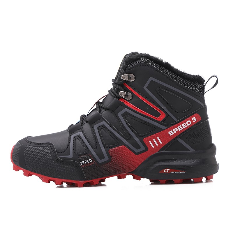 SU-LAN Jiao Series Mountaineering High Top Snow Boots Men Shoes Sneakers Safety Outdoor Zapatillas Hombre Max Size