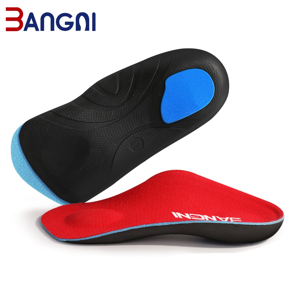 3ANGNI Arch Support Flat Feet Insoles Orthotic Insert 3/4 Orthotic Shoes Sole Relief Heel Pain Plantar Fasciitis Men Woman