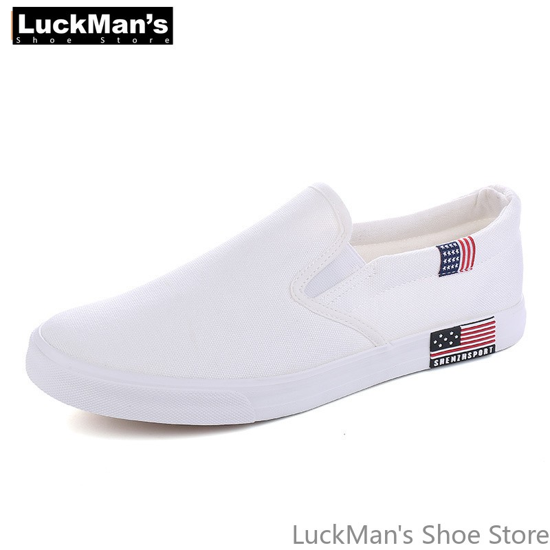 LuckMan - Men's Breathable Casual Shoes Canvas Shoes Spring Season Wholesale 2019