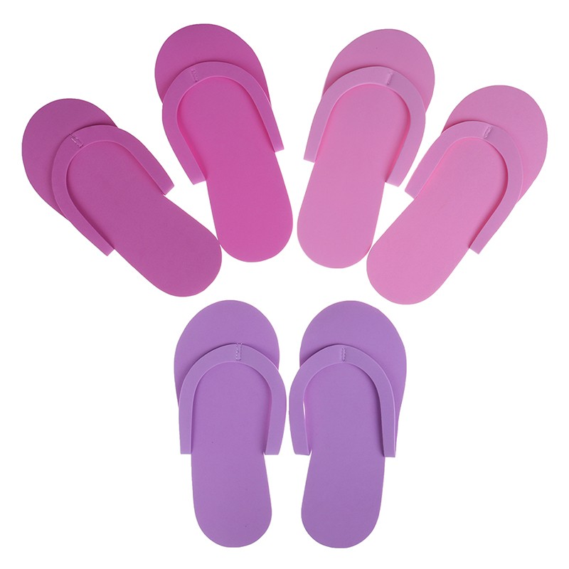 12 Pairs Spa Pedicure Sandals Disposable Foam Slippers Foam Pedicure Slippery For Salon Spa Pedicure Flip Flop Tools