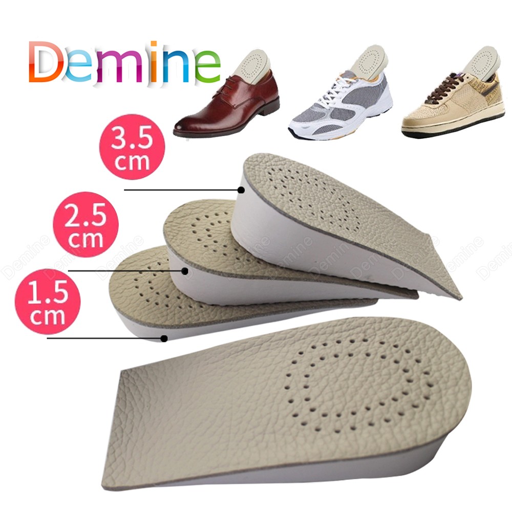 Invisible Half Insoles for Women Shoes Insert Height Heel Pads Shoe Lift Height Insoles Foot Care Concave Heel Cushion Pad