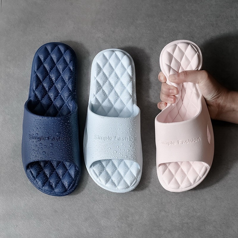 2022 bathroom shower slippers for women summer soft sole high quality beach casual shoes female indoor home pool slippers