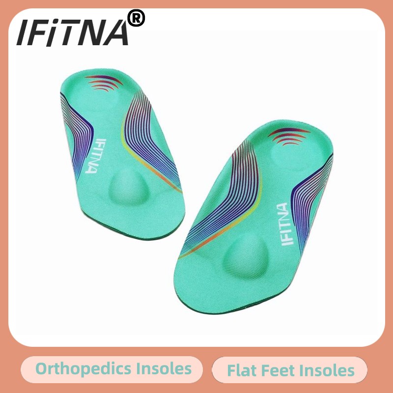 Orthotic insole 3/4 length arch support sneaker insert plantar fasciitis, heel spur pain, flat feet orthotic sneaker sole