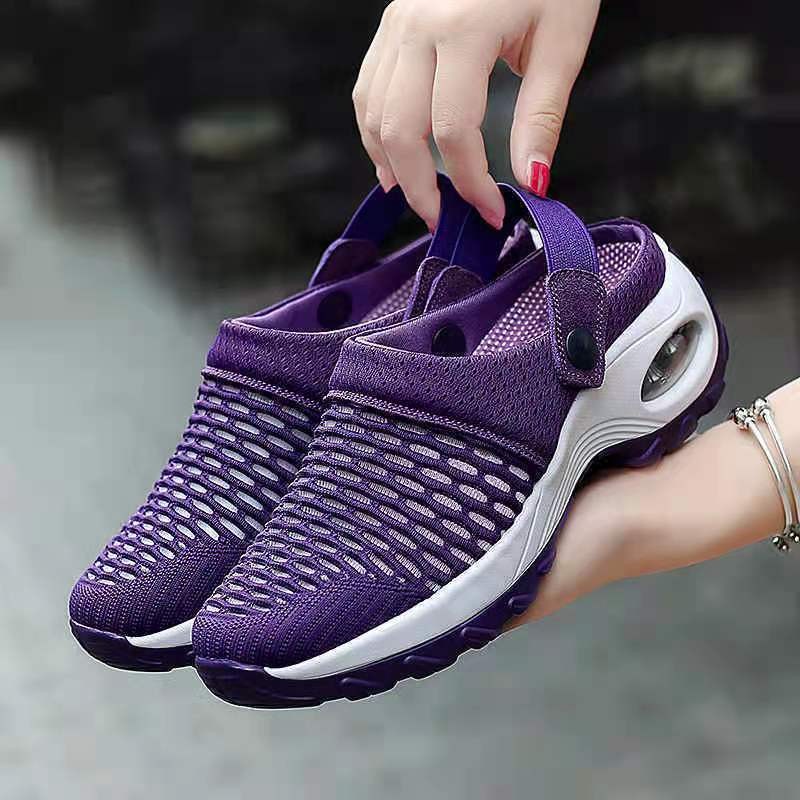 2022 New Women's Shoes Non-slip Thick Sole Sandals Women's Breathable Mesh Sandals Outdoor Walking Slippers