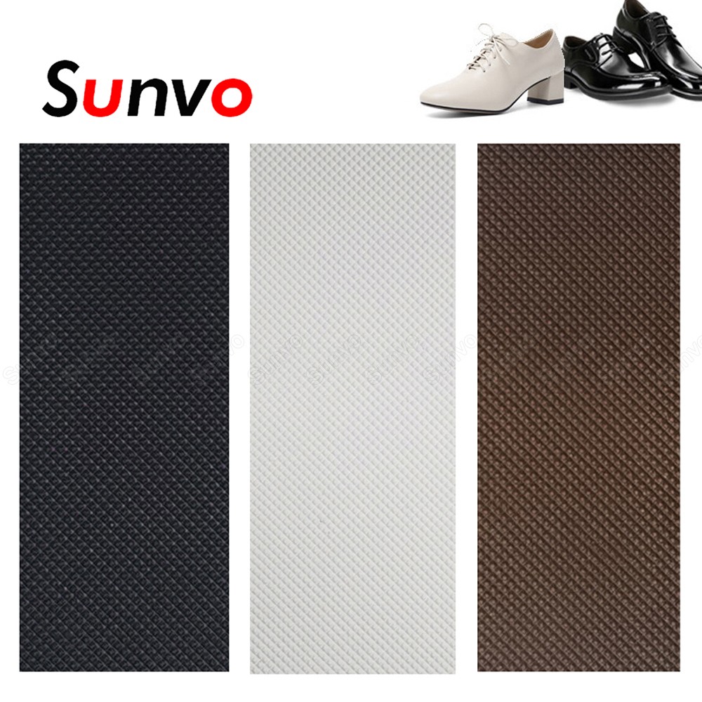 Sunvo Rubber Soles For Shoes Anti-Slip Outsole Leather Insoles High Heel Sole Protector Pads Shoe Repair Replacement Sole Material Slip