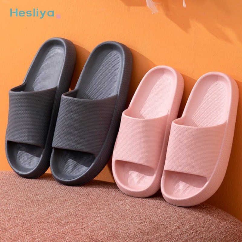 Indoor thick platform slippers women's home non-slip height increasing shoes bathroom shower waterproof non-slip slippers