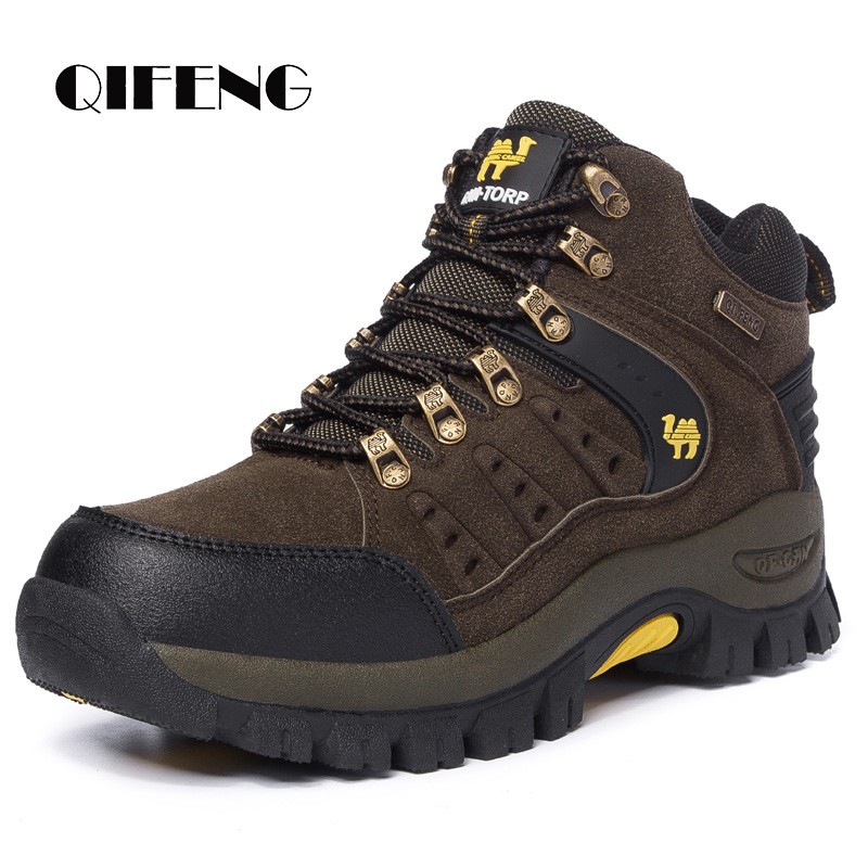 Men's hiking boots, suede men's hiking boots, comfortable and resistant shoes, classic and fashion style