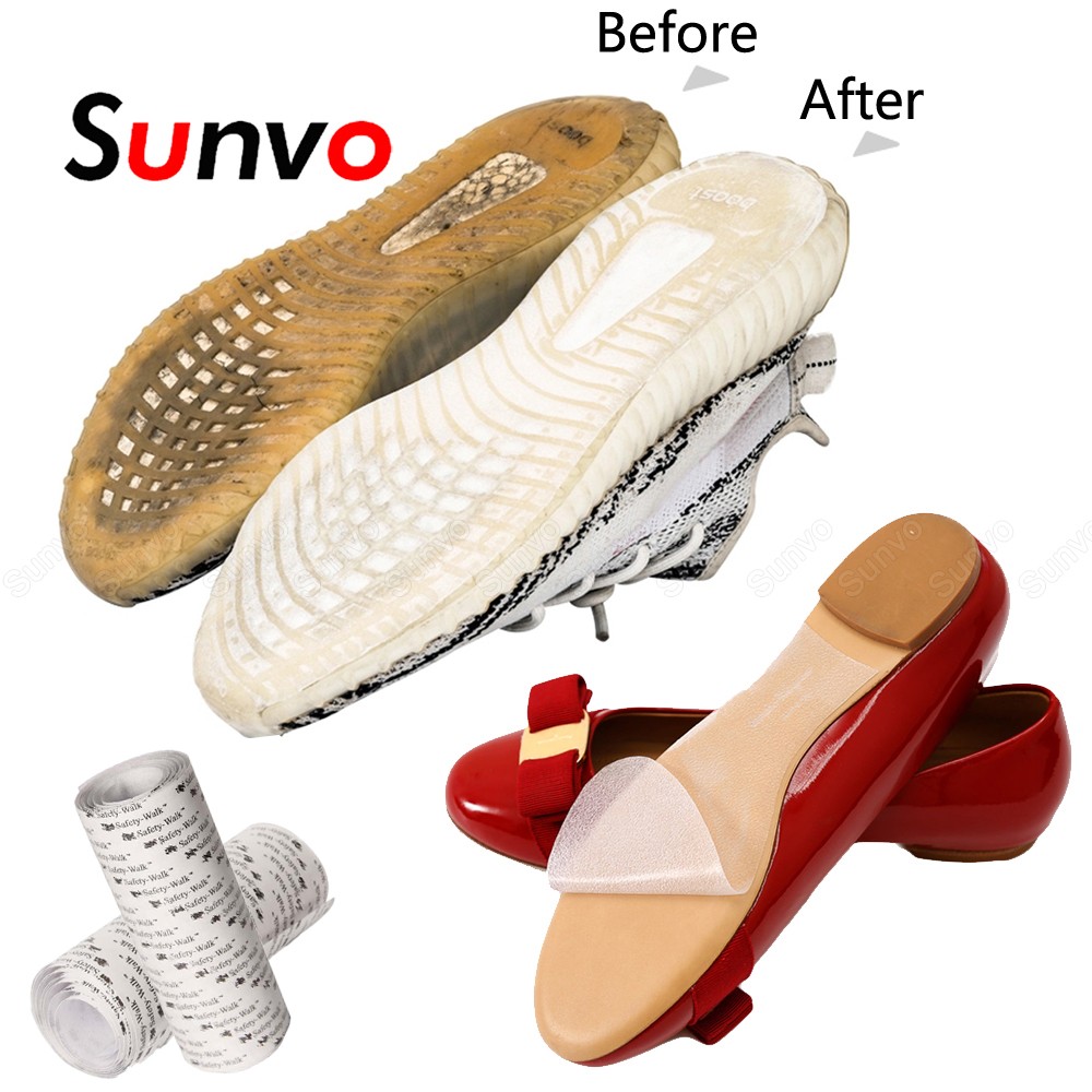 Shoe Insole Protector Sticker Sneakers Protect Bottom Floor Grip Shoe Outsole Insole Pad Stickers Repair Care Replacement